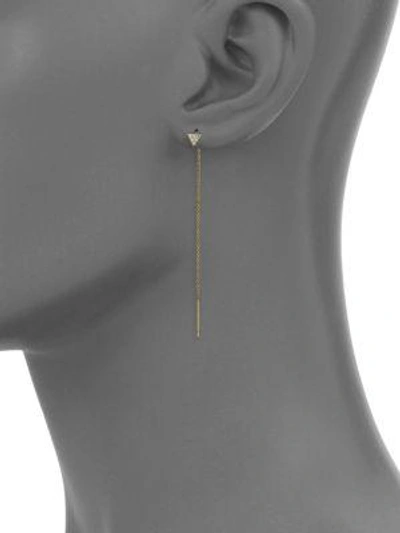 Shop Jules Smith Hayek Threader Earrings In Gold