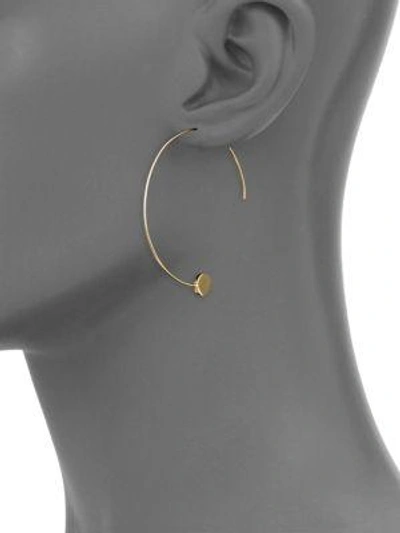 Shop Jules Smith Amos Hoop Earrings/2.5" In Gold