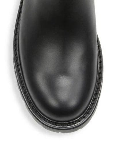 Shop Ferragamo Asti Leather Boots In Nero