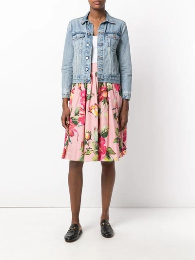 Shop Dolce & Gabbana - Floral Circle Skirt