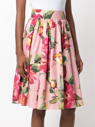 Shop Dolce & Gabbana - Floral Circle Skirt