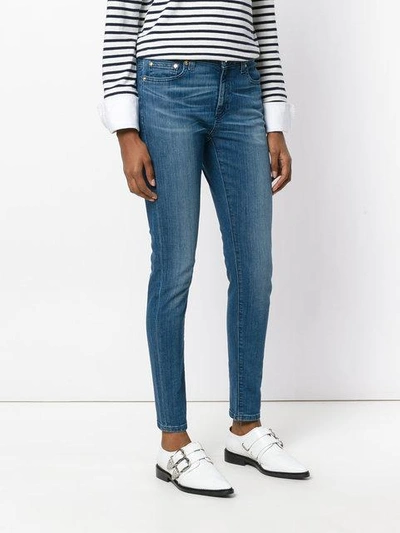 Shop Michael Michael Kors Skinny Jeans In Blue