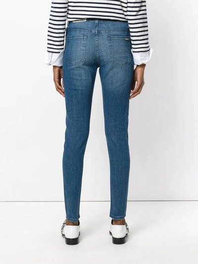 Shop Michael Michael Kors Skinny Jeans In Blue