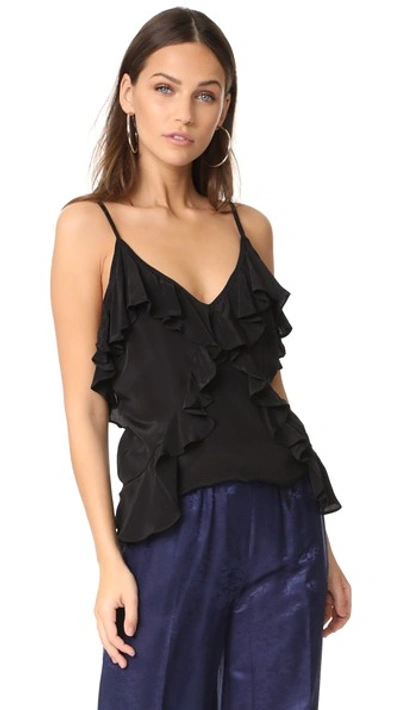 Mlm Label Ruffled Camisole In Black