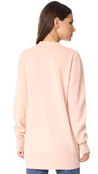 Shop Equipment Gia Cashmere Cardigan In French Nude