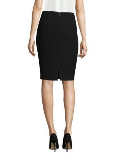 Shop Elie Tahari Remi Chiffon Skirt In Black