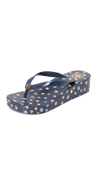 tory burch flip flops wedge sale