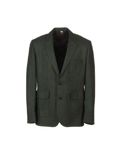 Shop Hardy Amies Blazer In Dark Green