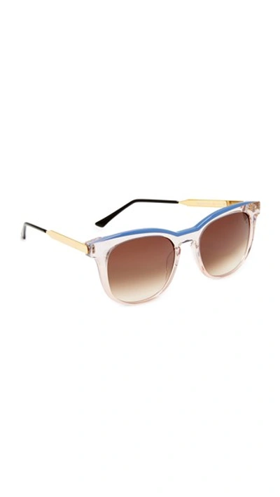 Thierry Lasry Pearly 太阳镜 In Blue Pink/brown