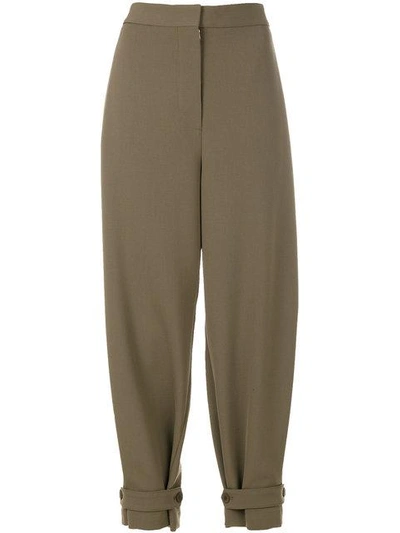Shop Stella Mccartney Cropped Trousers In 2801