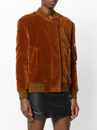 Shop Golden Goose Deluxe Brand Jonie Bomber Jacket - Brown