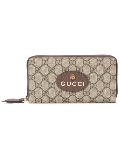 Gucci Neo Vintage Wallet In Brown