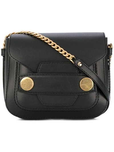 Shop Stella Mccartney Stella Popper Shoulder Bag - Black