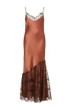 JOHANNA ORTIZ La Maria Lace Embellished Slip Dress