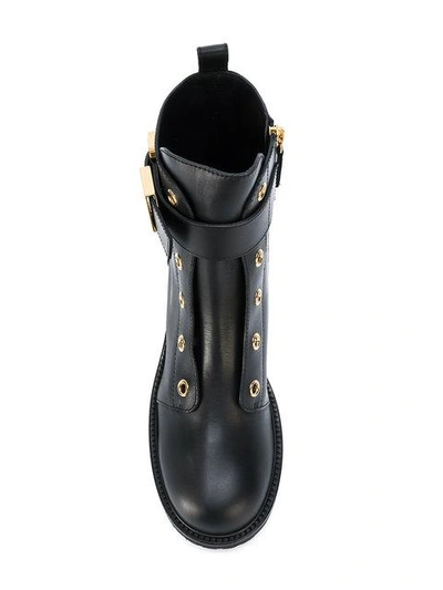 Shop Giuseppe Zanotti Embellished Boots In Black