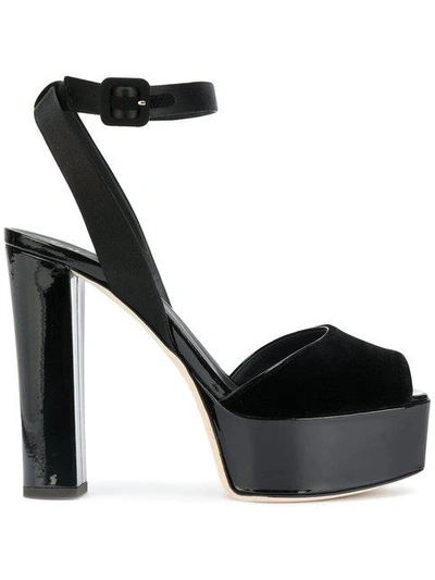 Shop Giuseppe Zanotti Betty Platform Sandals In Black