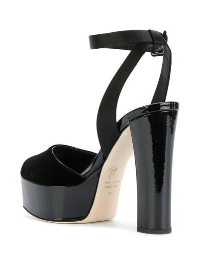 Shop Giuseppe Zanotti Betty Platform Sandals In Black