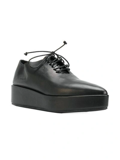 Shop Marsèll Lace-up Wedge Shoes - Black