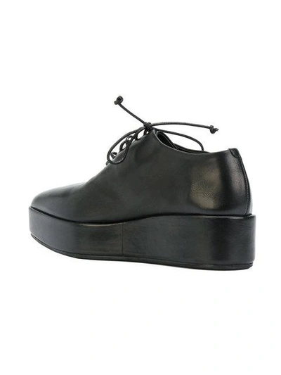 Shop Marsèll Lace-up Wedge Shoes - Black