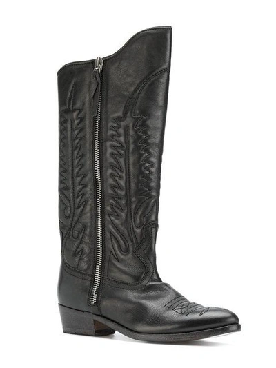 Shop Golden Goose Pointed-toe Cowboy Boots