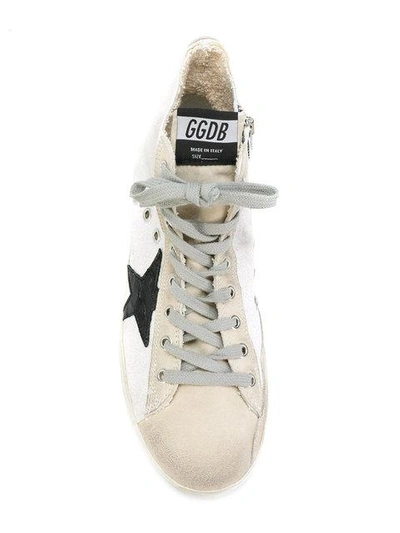 Shop Golden Goose Deluxe Brand Francy High-top Sneakers - White