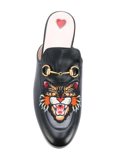 gucci mules tiger