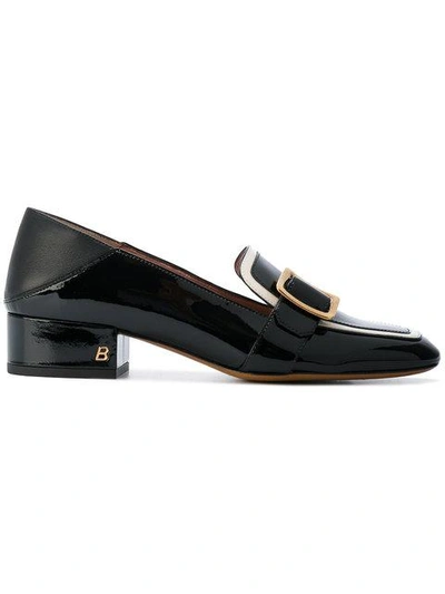 Shop Bally Buckled Loafers  In Black