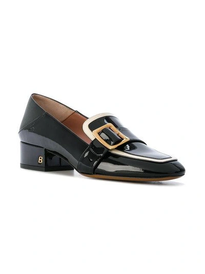 Shop Bally Buckled Loafers  In Black