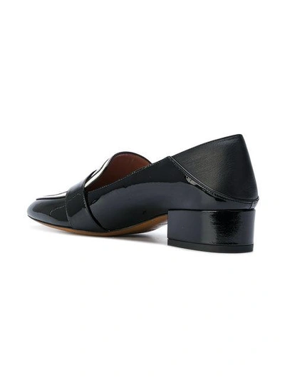 Shop Bally Buckled Loafers  In Black