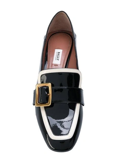 Shop Bally Buckled Loafers  In Black