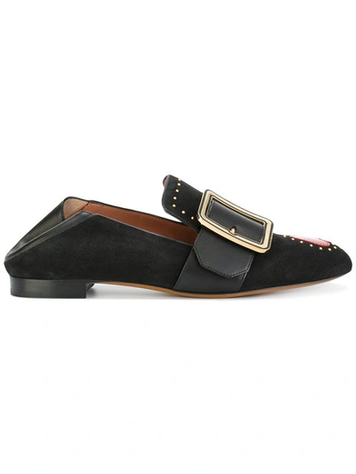 Bally Multi Studded Loafers In Black