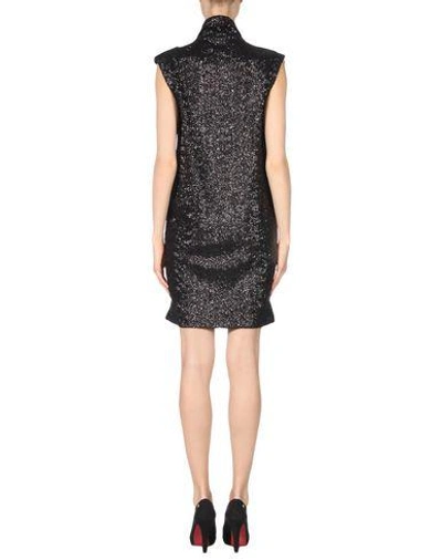 Shop Karl Lagerfeld Short Dress In Black