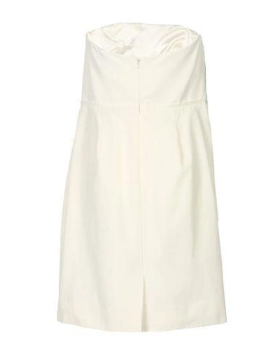 Shop Lela Rose Short Dress In Ivory