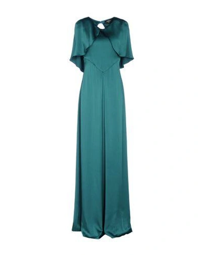 Giulietta Long Dress In Deep Jade