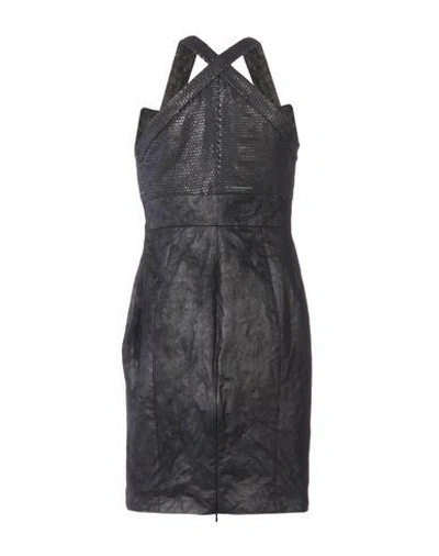 Shop Karl Lagerfeld Short Dress In Black