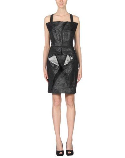 Shop Karl Lagerfeld Short Dress In Black