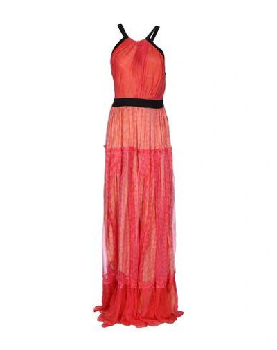 Roberto Cavalli Long Dresses In Fuchsia