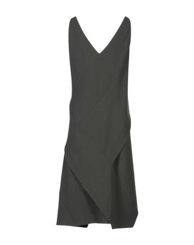 Shop Narciso Rodriguez Knee-length Dresses In Lead