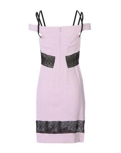 Shop Versace Short Dresses In Lilac