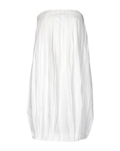 Jil Sander Short Dress In White