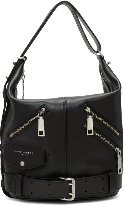 Shop Marc Jacobs Black 'the Sling' Motorcycle Bag