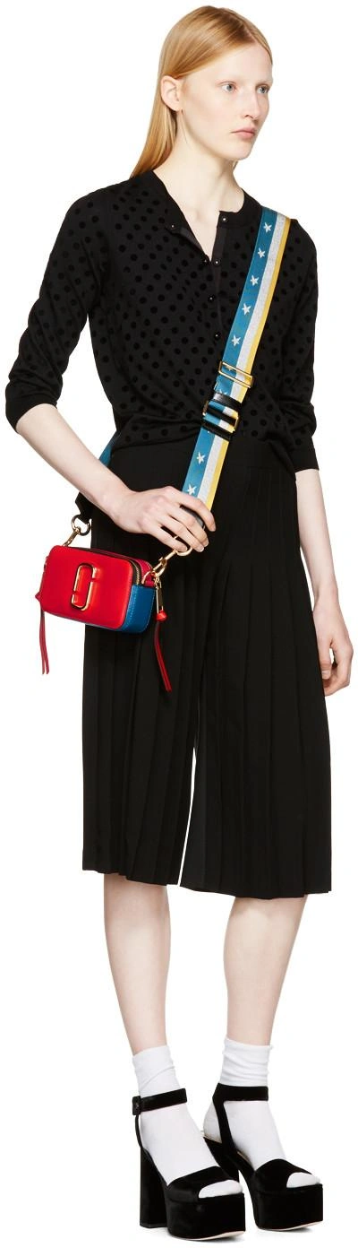 Shop Marc Jacobs Red Small Snapshot Bag