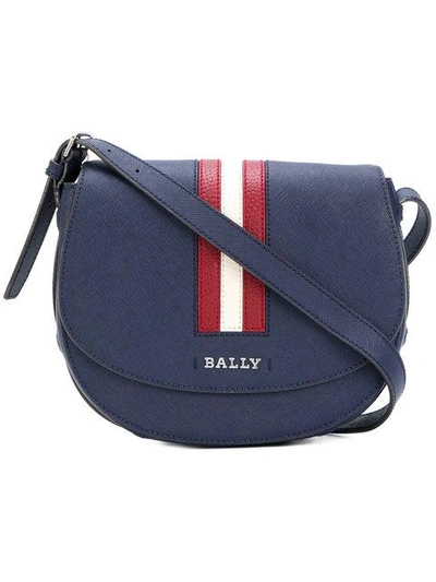 Shop Bally Striped Trim Cross Body Bag