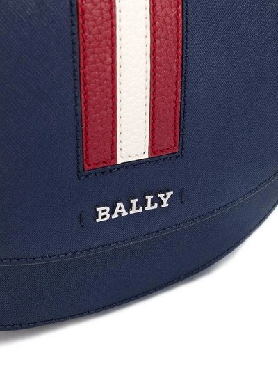 Shop Bally Striped Trim Cross Body Bag
