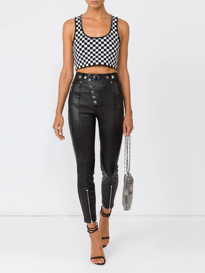 Shop Alexander Wang Checkerboard Bra Top