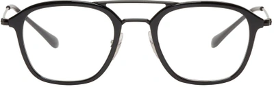 Shop Ray Ban Ray-ban Black Highstreet Glasses In 5725 Black