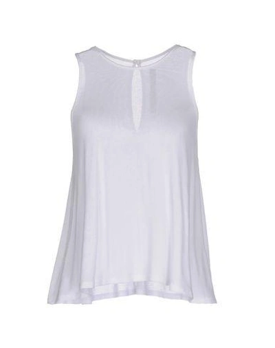 Shop Enza Costa Tops In White