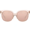 LINDA FARROW OVERSIZED SQUARE SUNGLASSES,P00271650