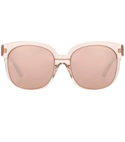 Linda Farrow Oversized Square Sunglasses In Gold