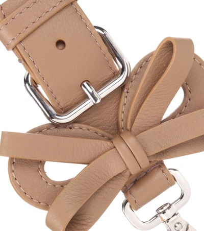 Shop Fendi Mini Strap You Leather Bag Strap In Saed